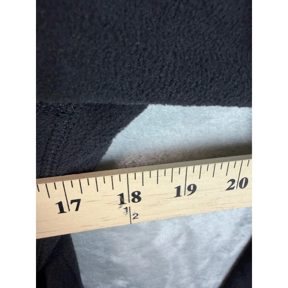 THE NORTH FACE Mens XS Black Fleece Full Zip Jacket Chest Pocket Outdoor